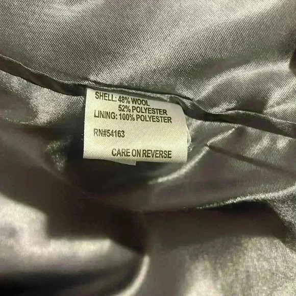 Calvin Klein Premium size XL light pink Pea Coat wool poly blend - Picture 10 of 11